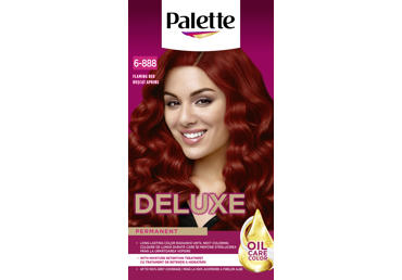 PALETTE DELUXE plaukų dažai 3-65 (575) skaisčiai raudonas
