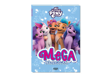 Knyga MY LITTLE PONY. MEGA SPALVINIMAS