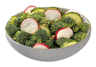 Brokolių salotos su ridikėliais, 1 kg