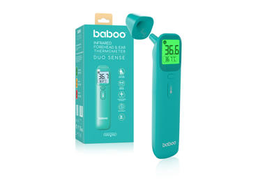 Infraraudonųjų spindulių termometras BABOO Duo Sense, 3+ mėn.