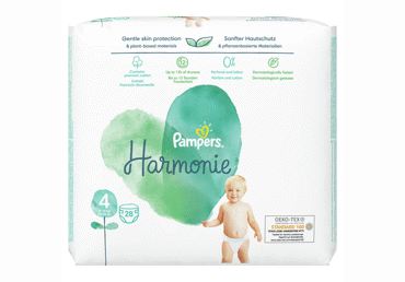 Sauskelnės PAMPERS Harmonie, Value Pack, 4 dydis, 28 vnt.