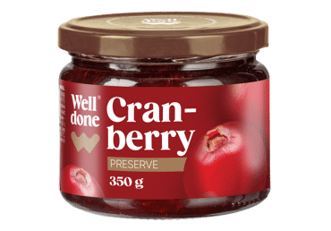 Spanguolių uogienė WELL DONE, 350 g