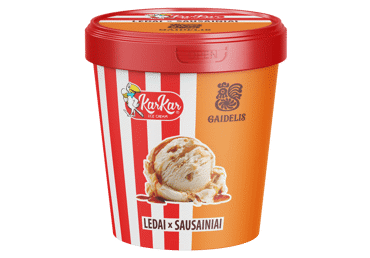 Valg. ledai KAR KAR & GAIDELIS, sausainių skonio, 310 g