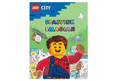 Knyga. Lego ® City. Spalvink Smagiai!