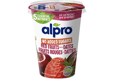 Fermentuotas sojų produktas ALPRO, uogų ir datulių skonio, 400 g