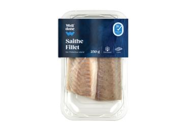 Atšild. ledjūr. menkės filė WELL DONE(lot.Pollachius virens), 250 g
