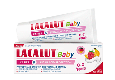 Детская зубная паста LACALUT BABY (с 0 до 2 лет)