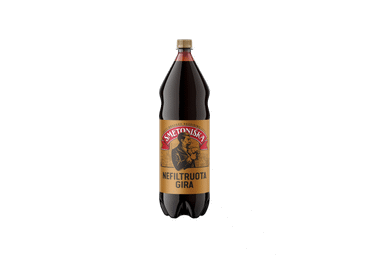 SMETONIŠKA nefiltruota gira, 2000 ml