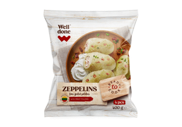 Cepelinai su mėsa WELL DONE, 400 g