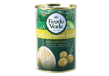 Green olives FEUDO VERDE with lemon filling, 300 g