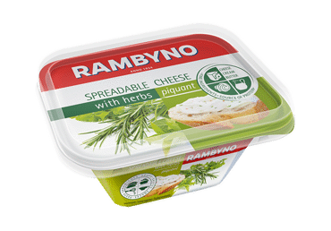 Tepamasis RAMBYNO sūrelis su žalumynais, 50 % rieb. s. m., 175 g