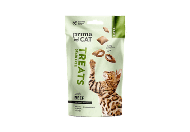 Traškus kačių skanėstas PRIMACAT ANTI-HAIRBALL, 40 g