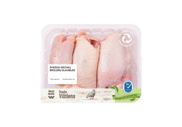 Šviež. viščiukų broilerių šlaunelės be antibiotikų WELL DONE, 500 g