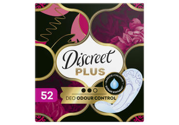 Higieniniai įklotai DISCREET Normal Plus, 52 vnt.