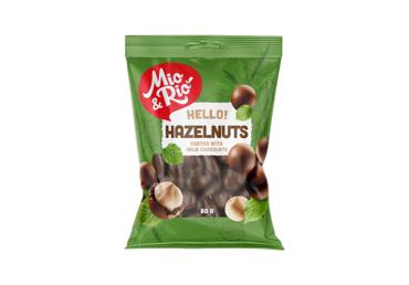 Lazdyno riešutai šokolade MIO&RIO, 80 g
