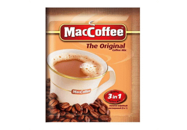 Tirpusis kavos gėrimas MACCOFFEE ORIGINAL 3 IN 1, 20 g