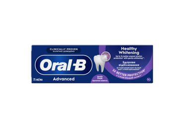 Dantų pasta ORAL-B Advanced, Healthy Whitening, 75 ml