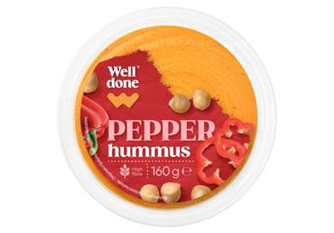 Humusas su paprikomis WELL DONE, 160 g
