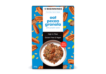 Avižų granola BEGGININGS su karijomis, 200 g