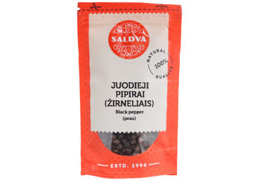 Juodieji pipirai SALDVA (žirneliai), 25 g