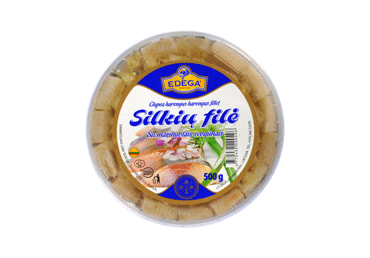Silkių filė su marinuotais svogūnais EDEGA, 500 g
