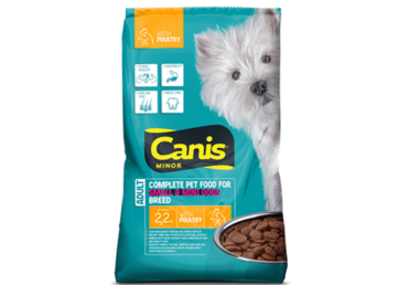 Sausas šunų ėdalas CANIS MINOR su vištiena, 2.2 kg