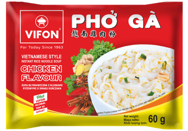 Sriuba su ryžių makaronais ir vištiena VIFON PHO GA, 60 g