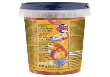 Herring fillet in vegetable sauce WIDE OCEAN, 600 g