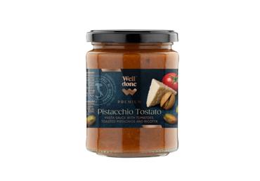 Pasta sauce WELL DONE PREMIUM with tomatoes, roasted pistachios and ricotta, 300 g