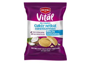 Sugar-free cookies DETKI with coconut and sweeteners, 180 g