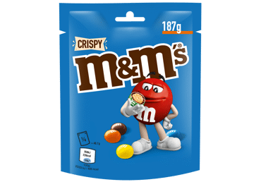 Dragee M&M'S with crispy rice filling, 187 g