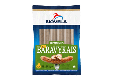 Virtos kepamosios dešrelės BIOVELA su baravykais, a. r., 270 g