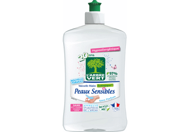 Indų ploviklis L'ARBRE VERT jautriai odai, 500 ml