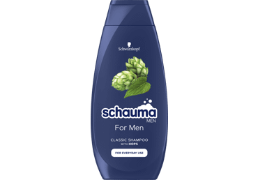Vyriškas plaukų šampūnas SCHAUMA su apyniais, 400 ml