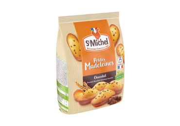 Французские кексы MADELEINES с шоколадными кусочками, 175 г