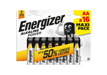 Elementai ENERGIZER Alk Power AA, 16vnt