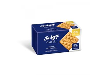 Sausainiai SELGA be cukraus, su saldikliu, 180 g