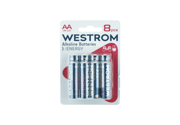 Elementai WESTROM AA, LR6, 1.5V, 8 vnt.