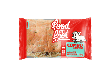 Sandwich COMBO with ham and cheddar, 265 g