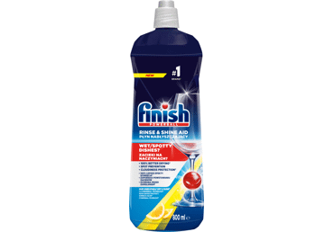 Жидкость для ополаскивания посудомоечных машин FINISH RINSE AID MAX LEMON, 800 мл