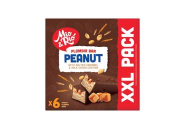 Žemės rieš. ledų bat. su sūd. kar., kakava MIO & RIO, 6 vnt., 276 g
