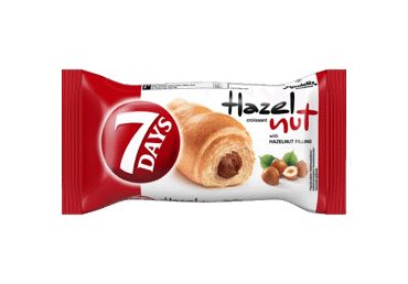 Raguolis 7DAYS su lazdynų riešutų skonio įdaru, 60 g