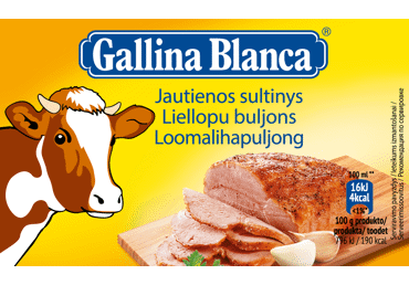 Jautienos šonkaulių sk.sultinys GALLINA BLANCA, 80 g