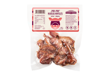 Virti rūkyti kiaulių šnipai PIRI-PIRI, pjaustyti, a. r., 200 g