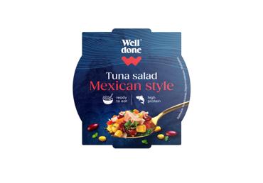 Meksikietiškos tunų salotos WELL DONE, 160 g