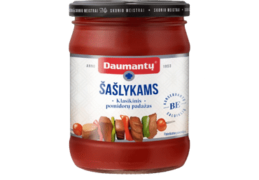 Klasikinis DAUMANTŲ pomidorų padažas šašlykams gardinti, 500 g