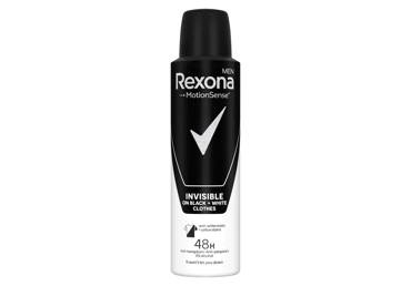 Men's spray deodorant REXONA INVISIBLE BLACK&WHITE