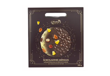 Juodasis šokoladas RŪTA su riešutais ir vaisiais, 300 g