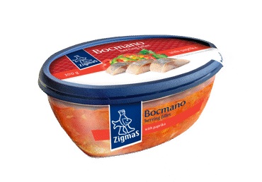 BOCMANO silkių filė su paprikomis ZIGMAS, 300 g