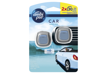 Car air fresheners AMBI PUR OCEAN MIST, 2 pcs., 4 ml